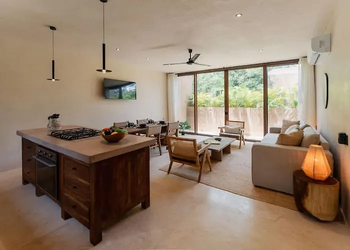 Apartment Stylish 2br Jungle Retreat With Plunge Pool & Rooftop Tulum