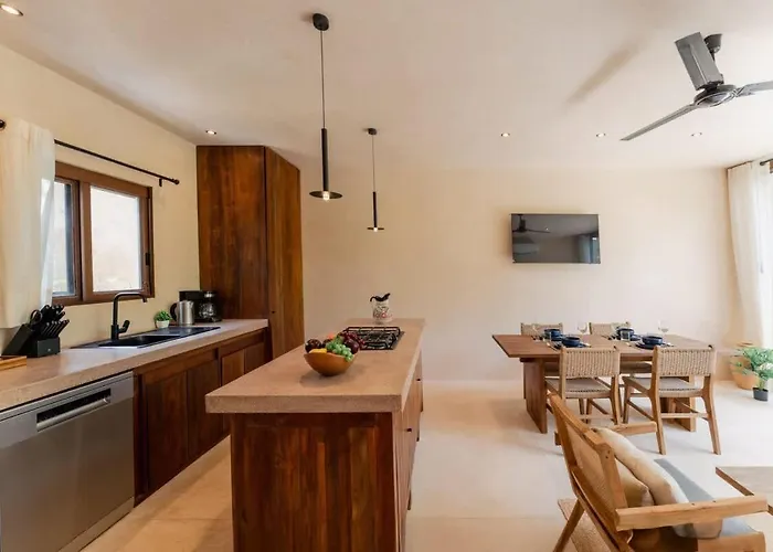 Apartment Stylish 2br Jungle Retreat With Plunge Pool & Rooftop Tulum