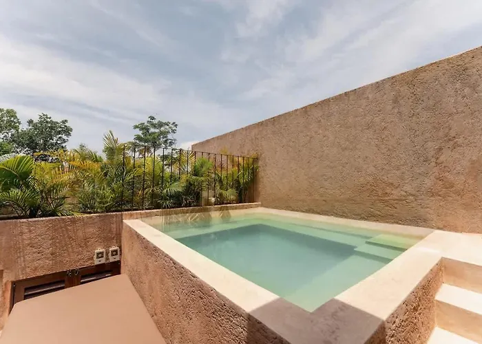 Apartment Stylish 2br Jungle Retreat With Plunge Pool & Rooftop Tulum