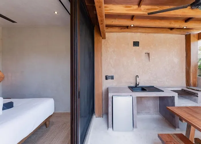 Apartment Stylish 2br Jungle Retreat With Plunge Pool & Rooftop Tulum